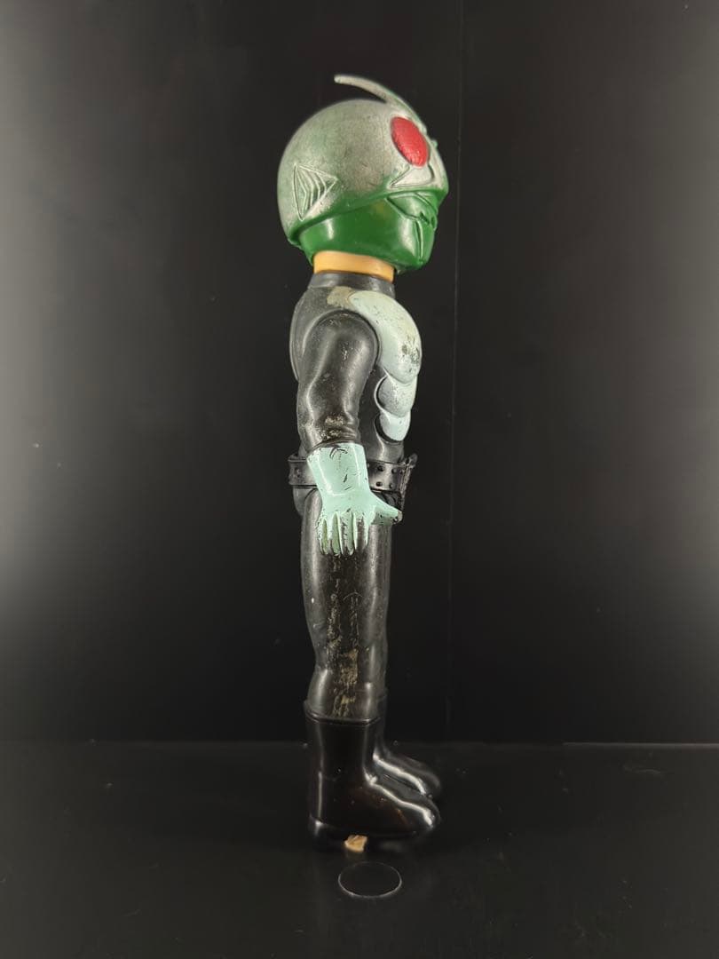 仮面ライダー 旧バンダイ ジャンク ソフビ 面取れ