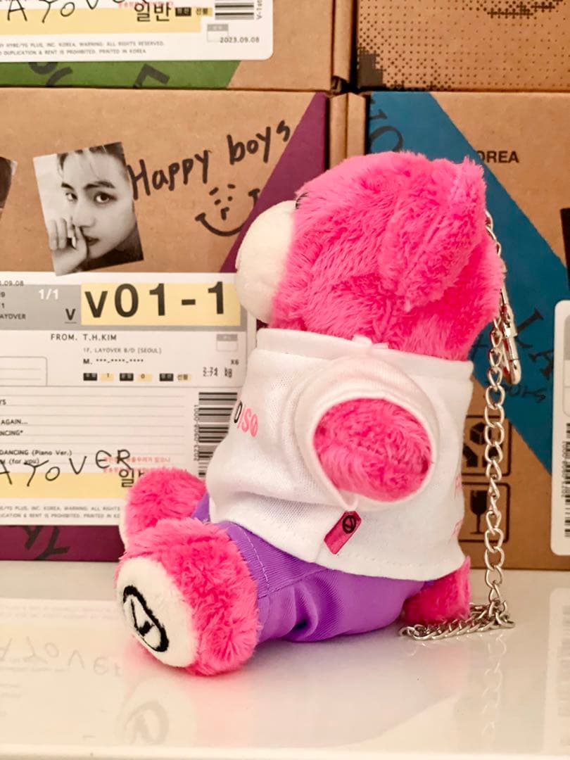 BTS テテ　FRI(END)S Bear Keyring ぬいぐるみ服