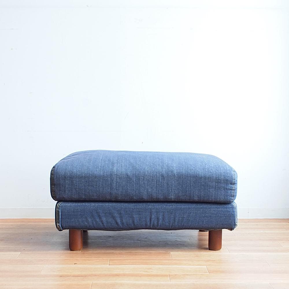 無印良品/MUJI デニム オットマン スツール