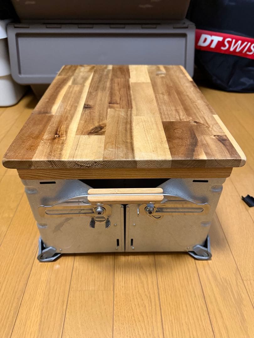 スノーピーク シェルフコンテナ 25 雪嶺祭限定メタルステッカー付き