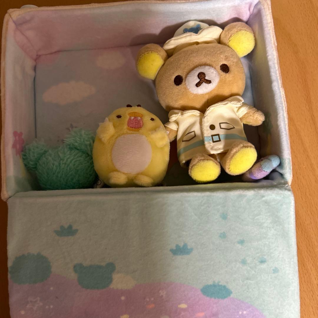 リラックマ ぬいぐるみセット　きょうりゅう