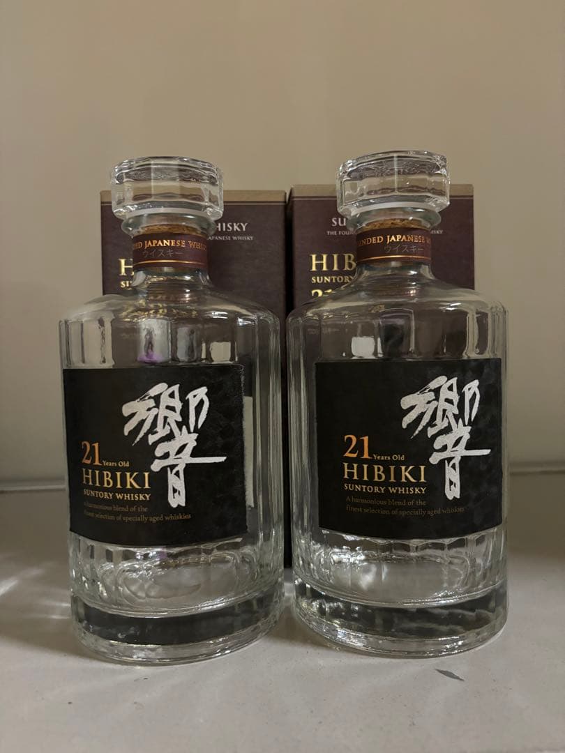 サントリー響21年空瓶箱付き