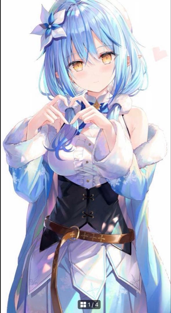 ホロライブ　リンユウ　雪花ラミィ　抱き枕カバー　正規品