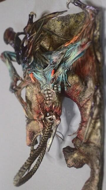 ★激レア★限定キット塗装済完成品＆雑誌★デビルマン 竹谷隆之 AMON 悪魔人間