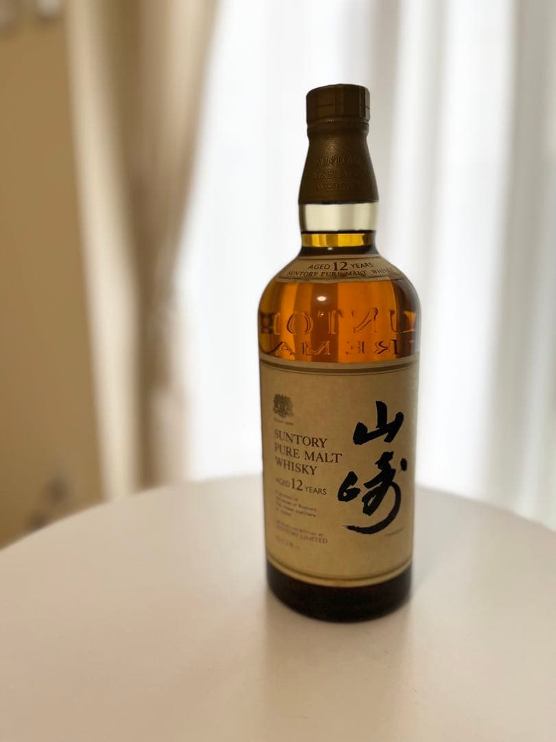 12年 サントリー山崎750ml桐箱入り「向獅子マーク旧ラベル