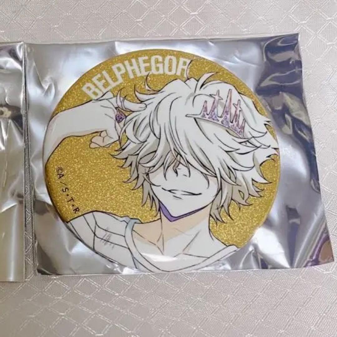家庭教師ヒットマンREBORN ベルフェゴール グリッター缶バッジ