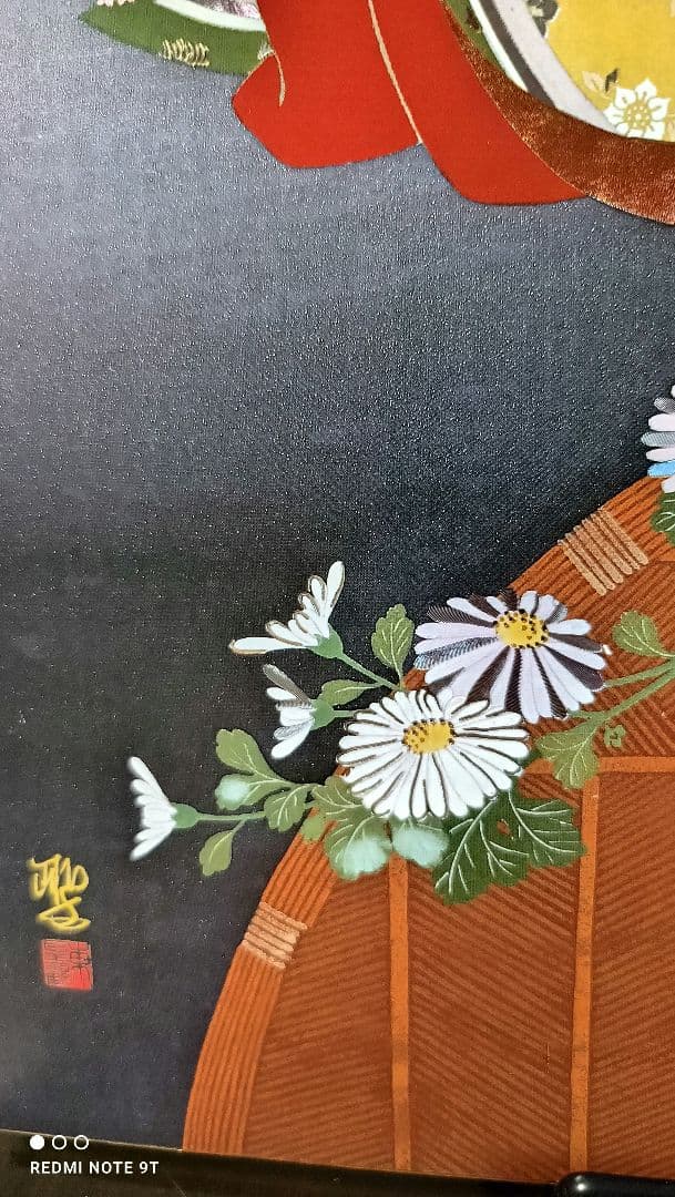 色紙(102)JARKET様専用173735 東聖観による源氏物語の色紙☆