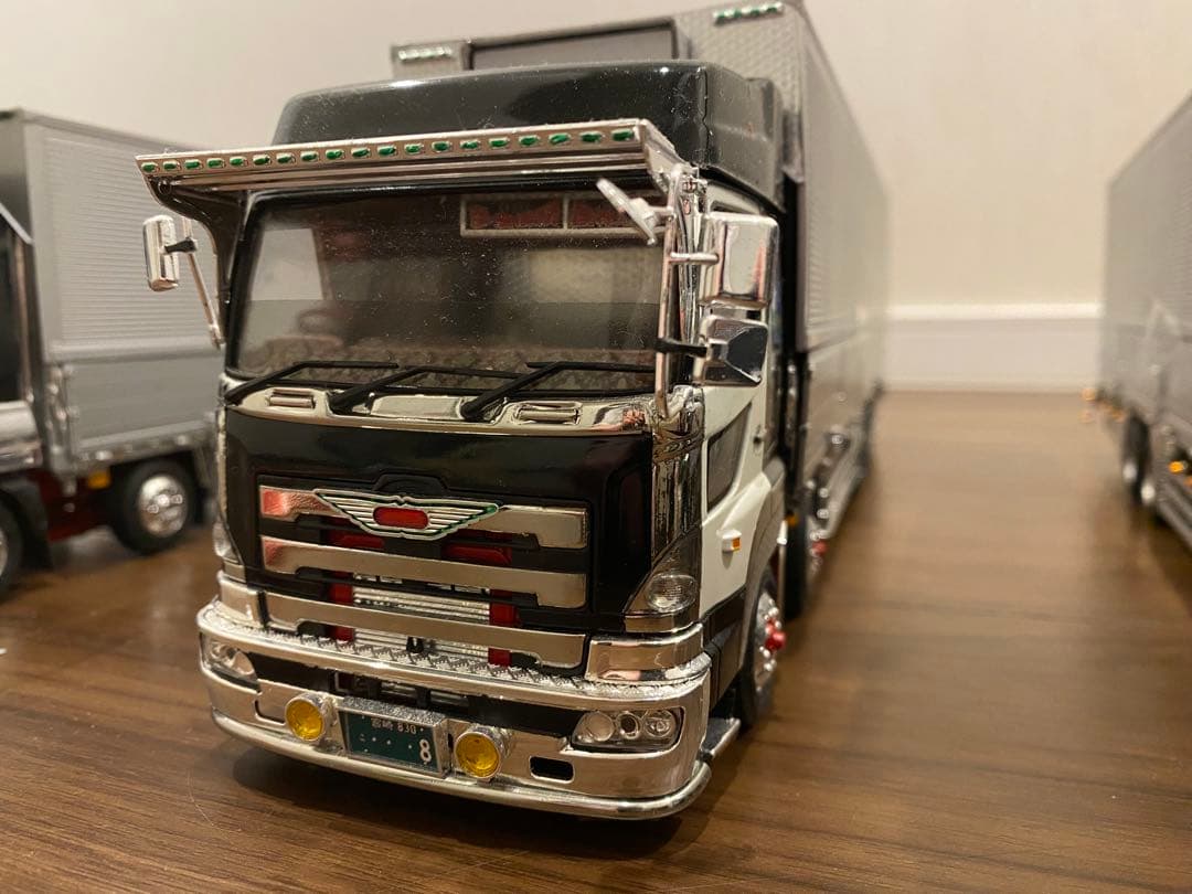 ⚠️イケドン出品です⚠️プラモデルデコトラ完成品3台セット（バラ売不可