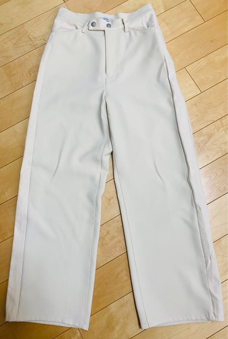 momogusa モモグサ 百草 ワイドゴムパンツ デニム momogusa 百草