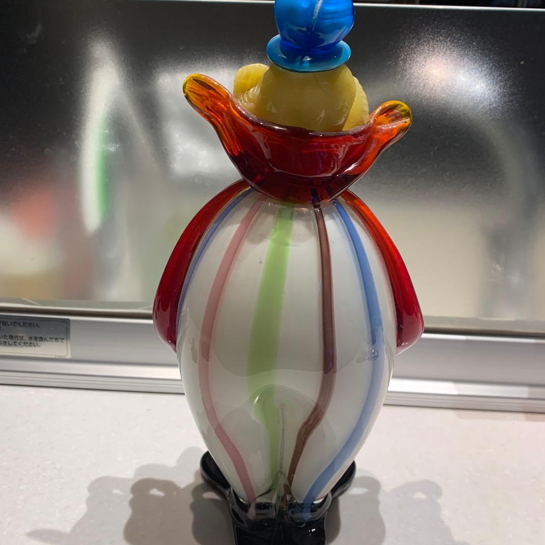 イタリアムラーノベネチア硝子ピエロ お値下げしました。 - メルカリ