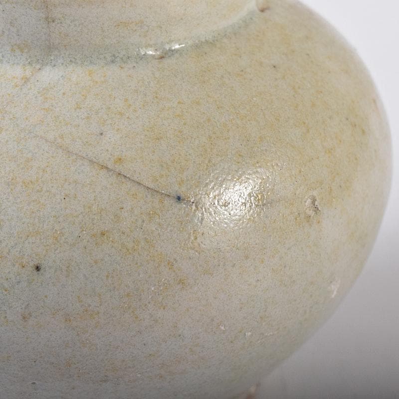 朝鮮美術 李朝 白磁 小壷 M R7842