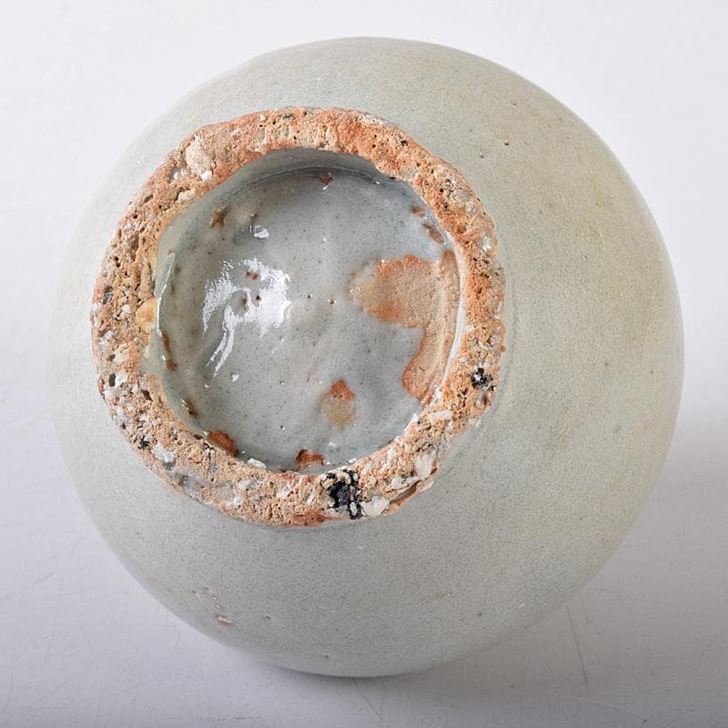 朝鮮美術 李朝 白磁 小壷 M R7842