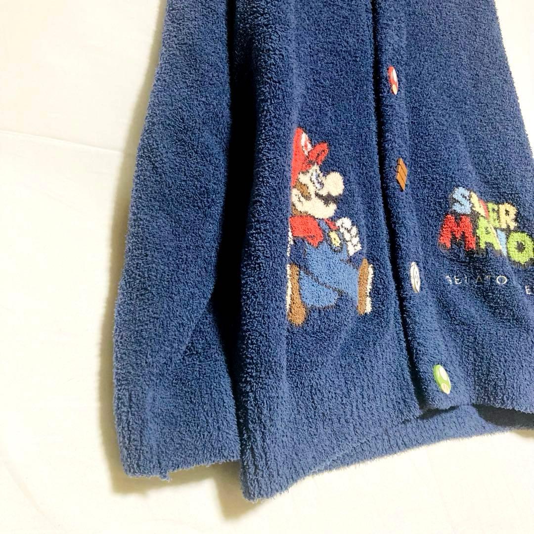 ジェラートピケ × マリオ ベビモコ カーディガン ユニセックス ルームウェア
