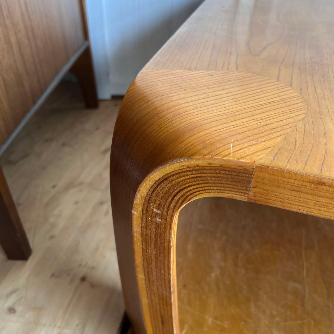 天童木工　TENDO 曲木　乾三郎　座卓　ローテーブル　天板75cm×75cm