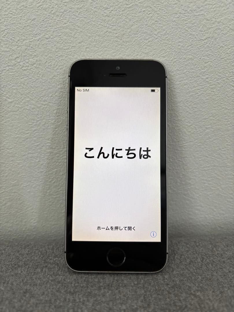 中古品】iPhone SE 第1世代 64GB スペースグレイ 充電器付き