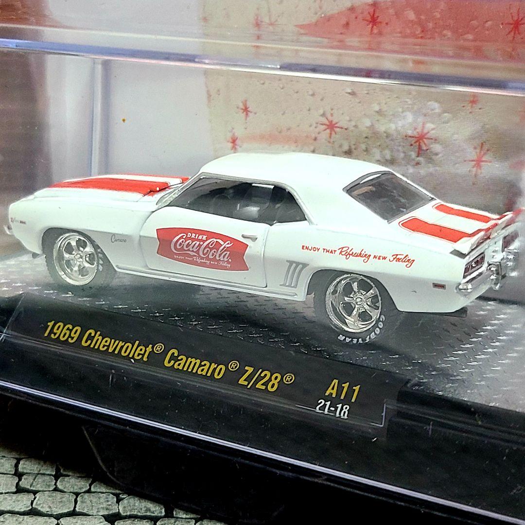 M2マシーン　コカ・コーラ　シボレー　カマロ　レトロパッケージ　1/64