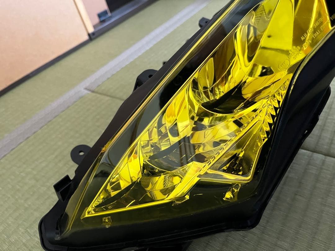 zx25r 純正ヘッドライト 加工 黄色 - メルカリ