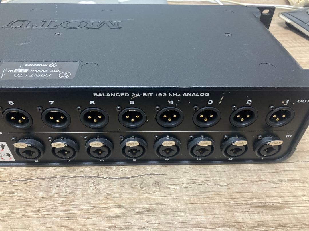 メンテ済　Motu 896 Mk3 インターフェース