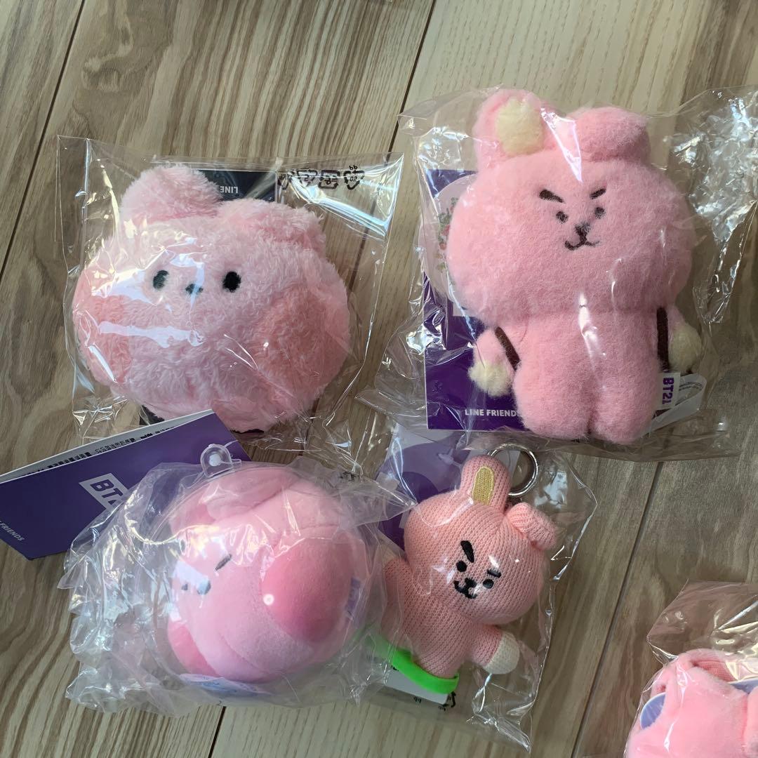 新品未開封　BT21 COOKY 公式ぬいぐるみ等まとめ売り　18個セット　レア