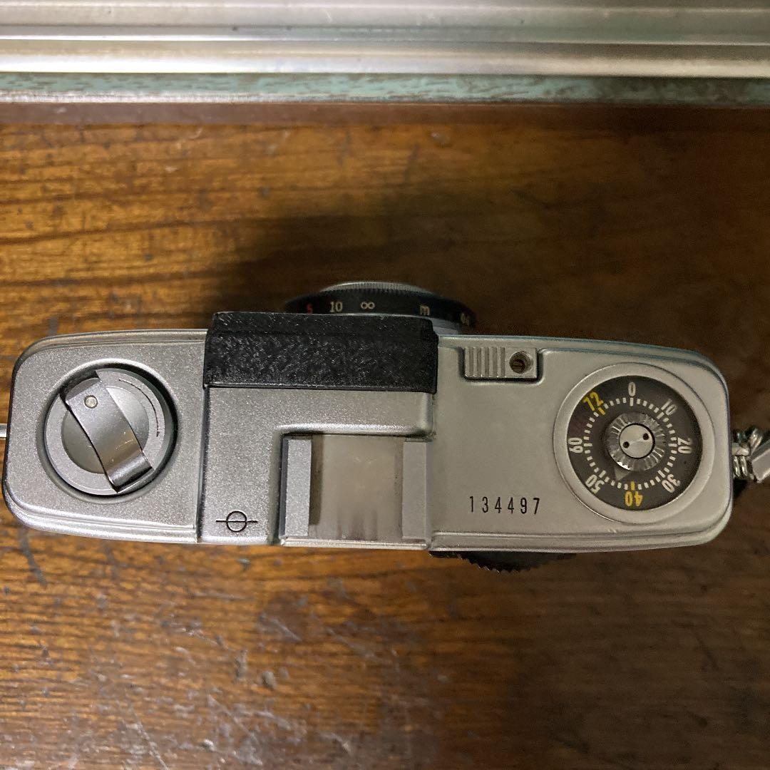 整備済 美品】ブルー OLYMPUS PEN S ハーフカメラ #1358 PEN S ハーフ