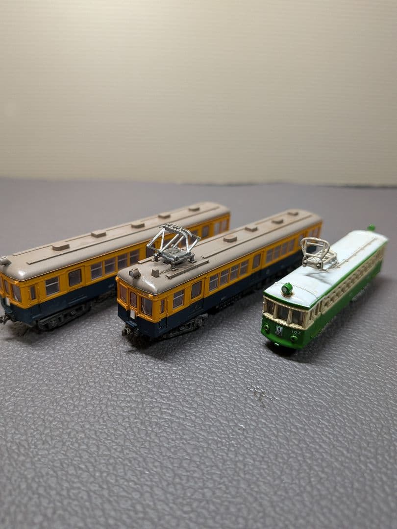 No.63鉄道Nゲージジオラマ車両、バス、車付き