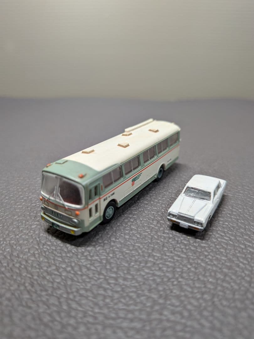 No.63鉄道Nゲージジオラマ車両、バス、車付き