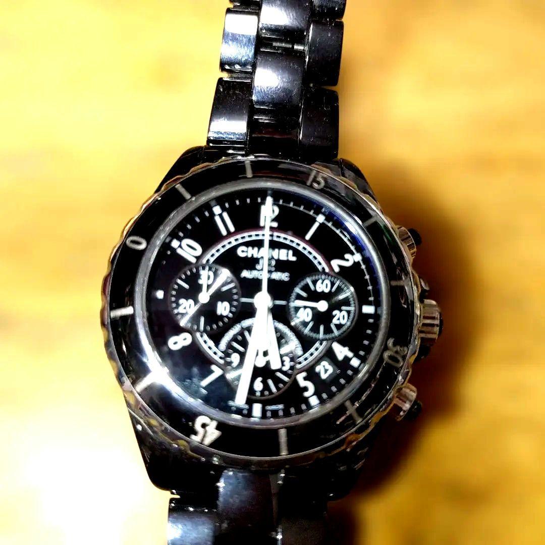 シャネル CHANEL J12 41mm クロノグラフ H0940 腕時計