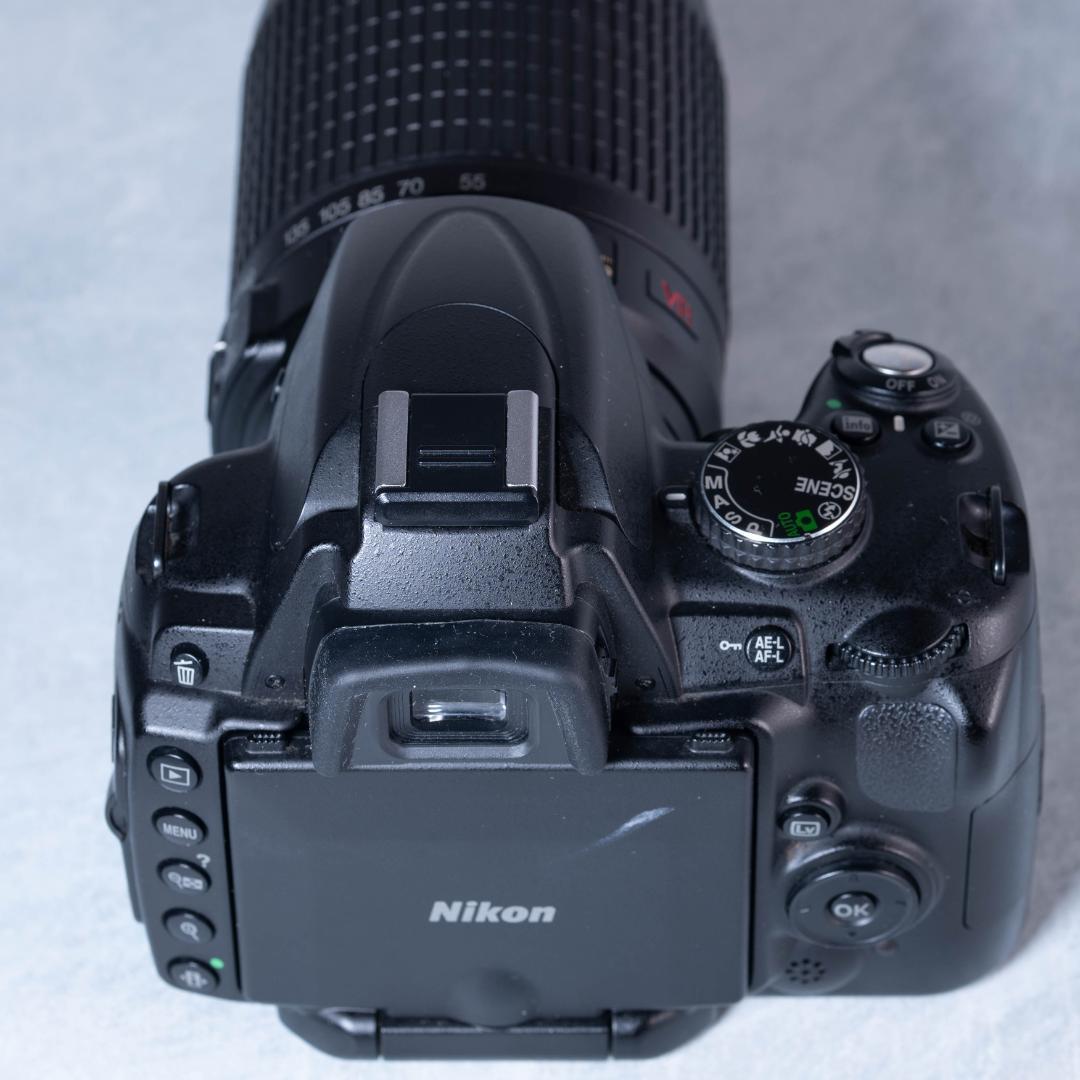 スマホ転送OK！Nikon D5000 一眼レフ 望遠レンズキット - メルカリ