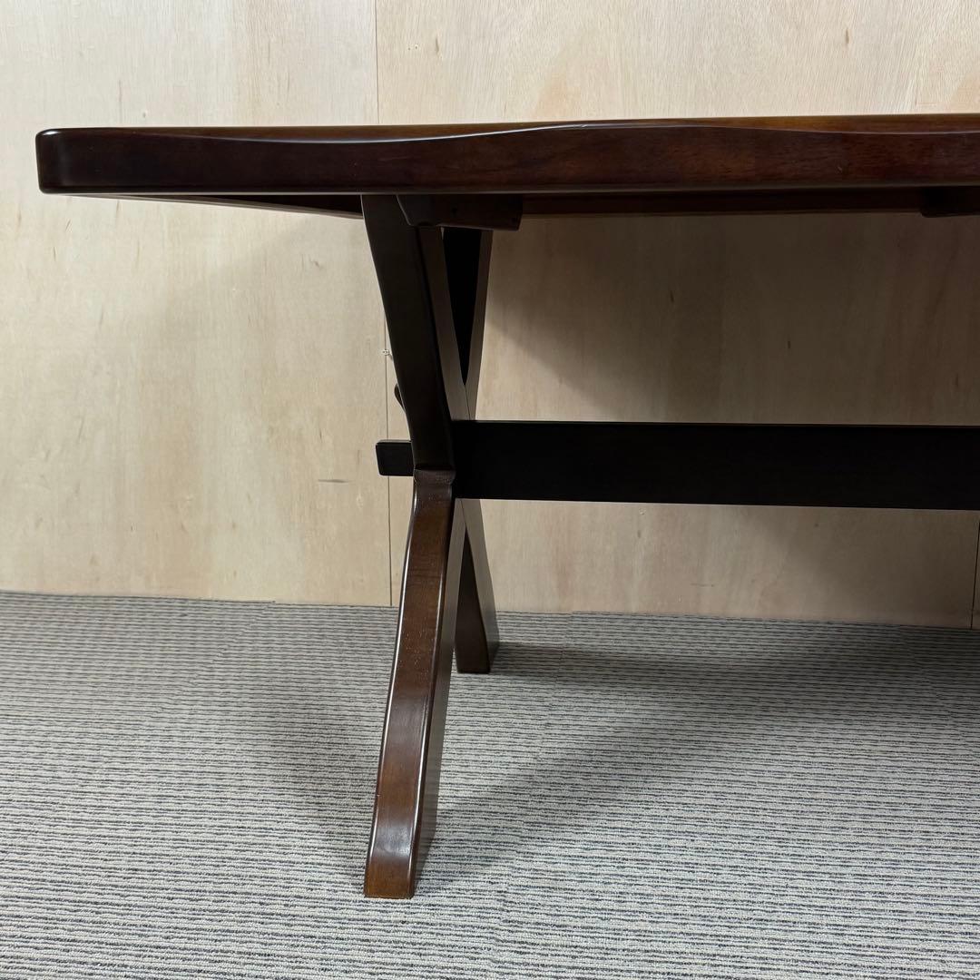 カリモク ルスティック ダイニングテーブル 大 ビンテージ 引き取り値下げ有り