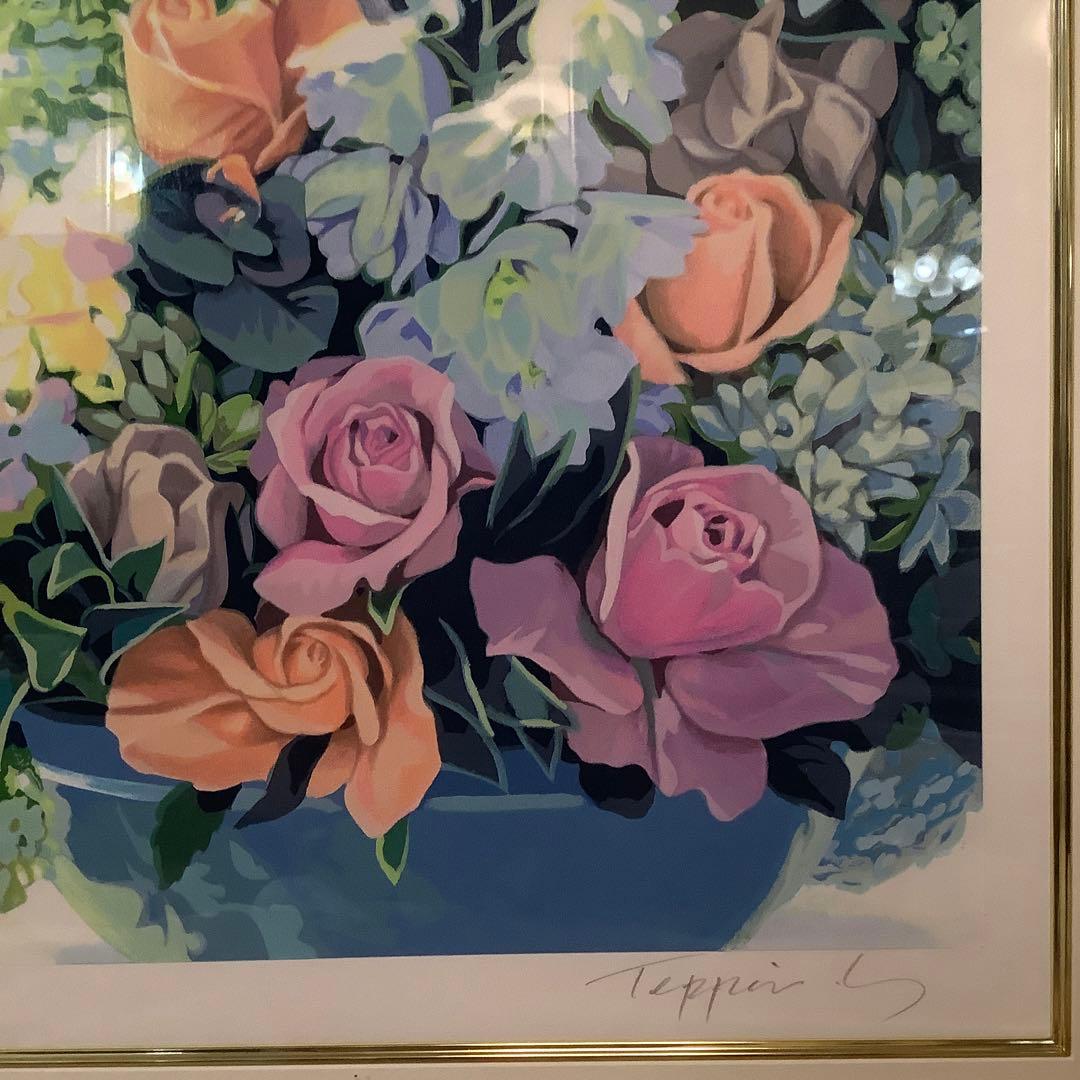 笹倉鉄平ブルーメンスシルクスクリーン版画