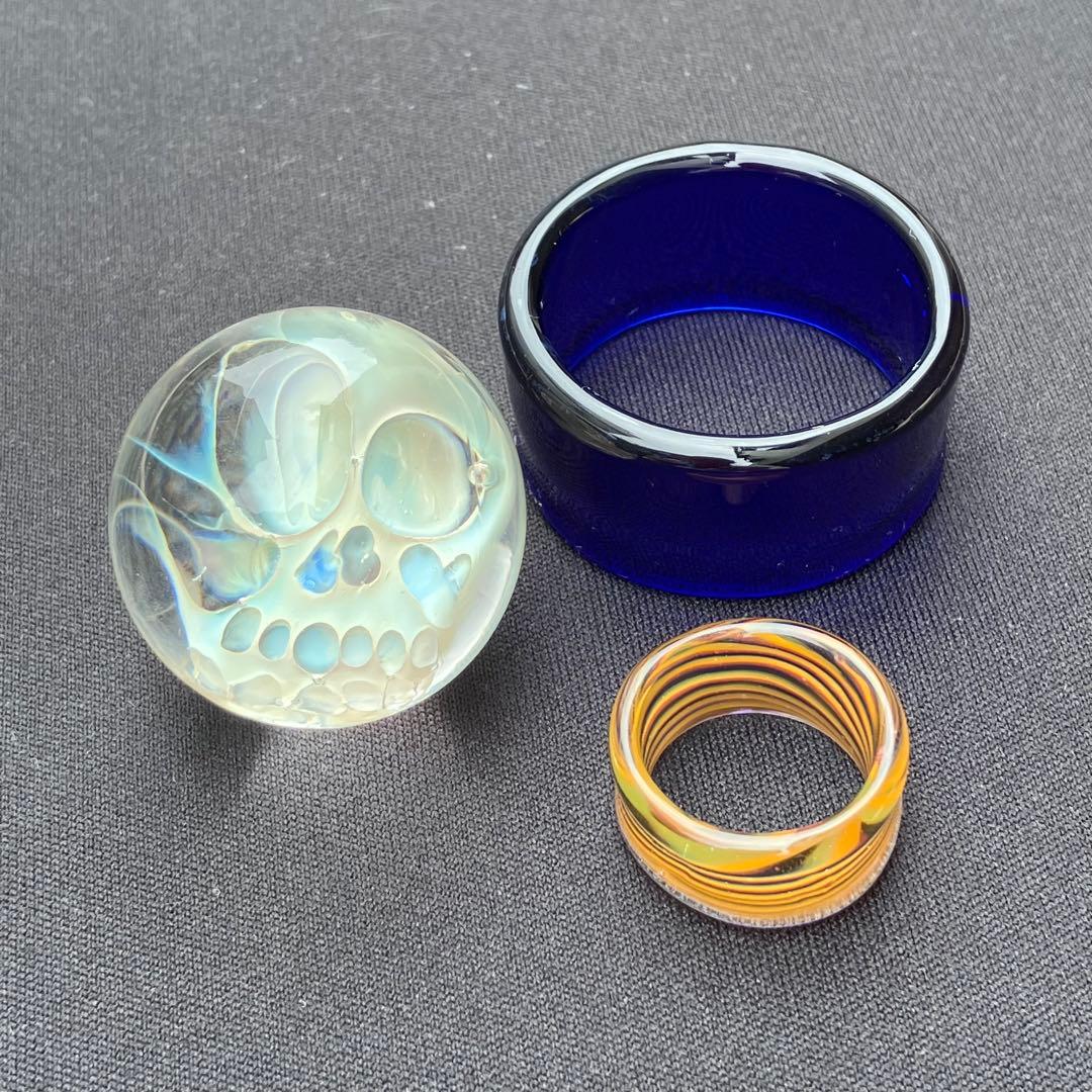 XODAS マ-ブル Marble ボロシリケイトガラス Bob Skull