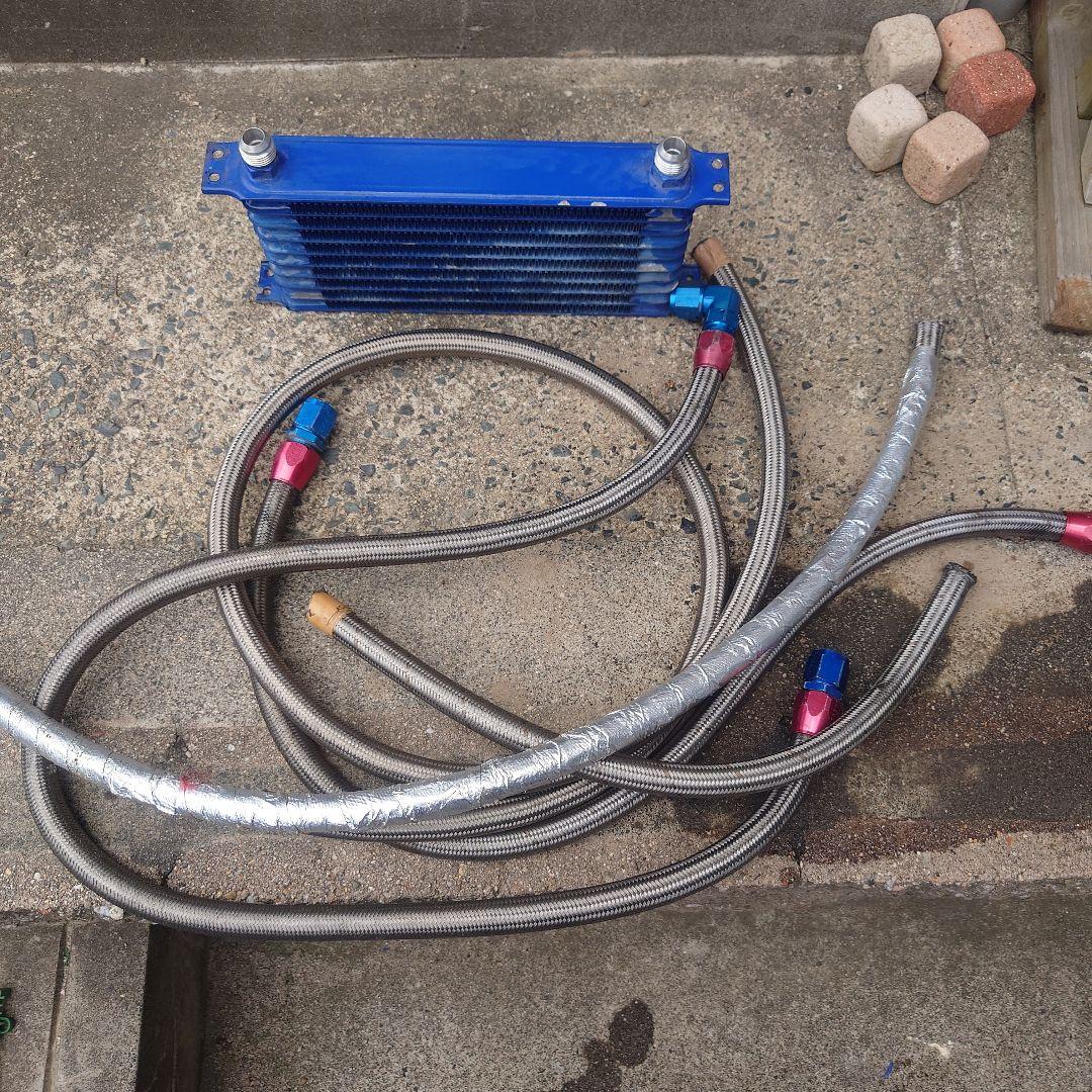 メーカー不明 オイルクーラー AN10ホース フィフティング Amazon | フィッティング ホースエンド AN10 v2 ANタイプ 冷却系