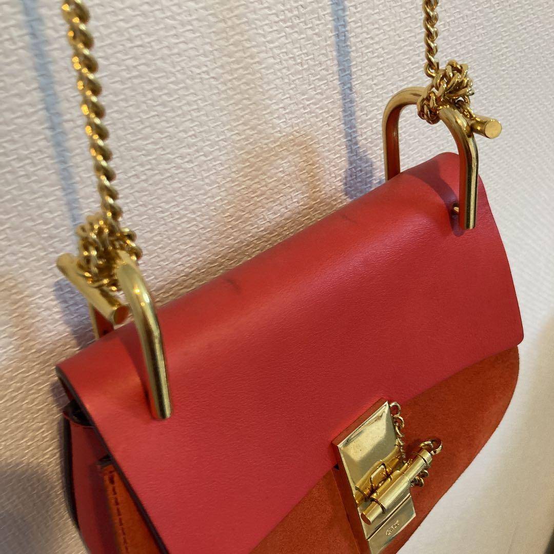 クロエ Chloe ショルダーバック ドリュー drew スエード レザー