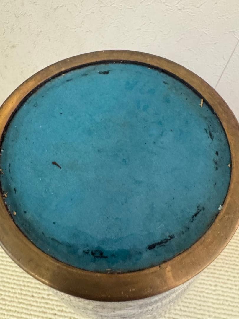 Myday公式アカウント01 花器 花瓶 七宝焼 中国美術 置物 花入