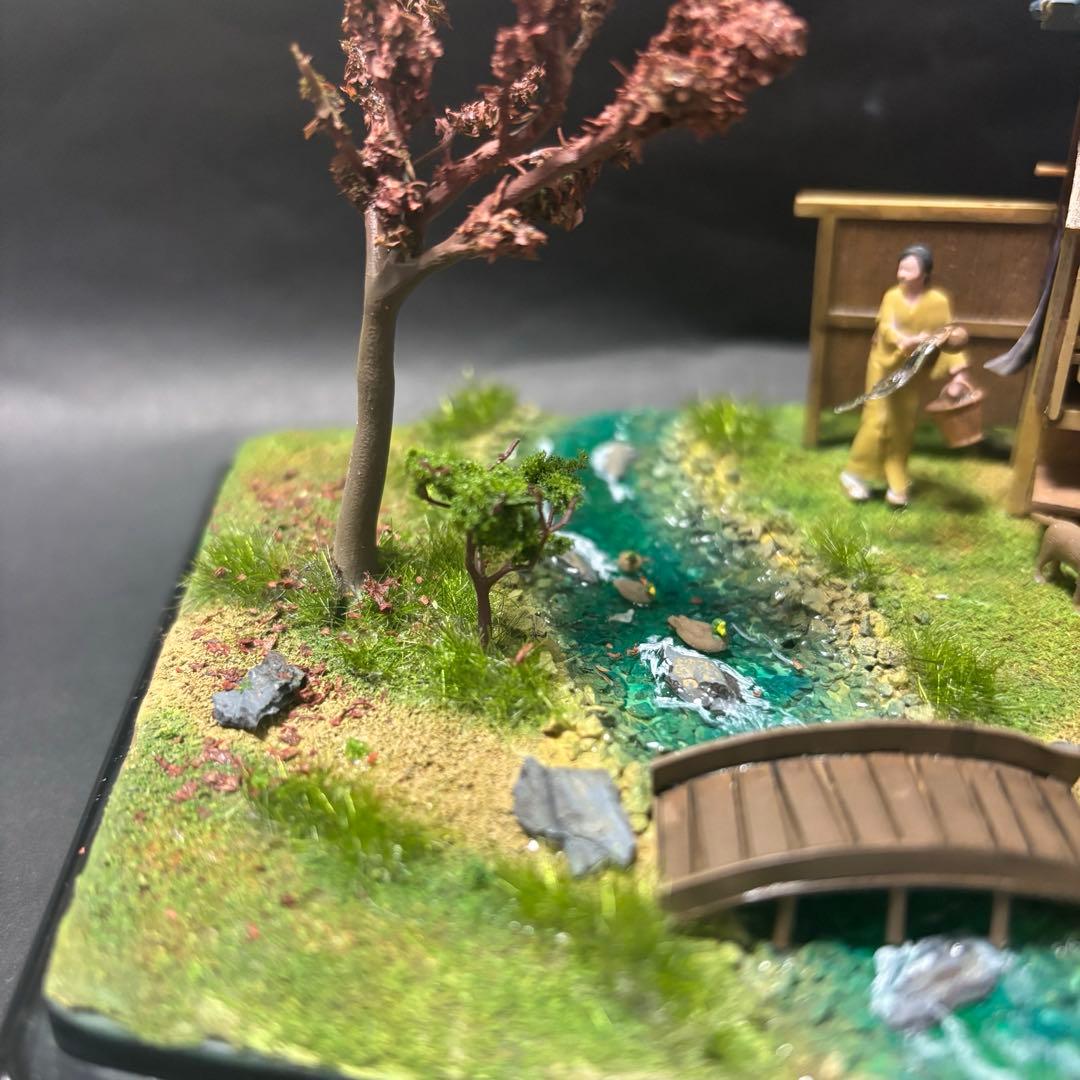 マイクロエース　風物詩　そば屋　完成品　ジオラマ