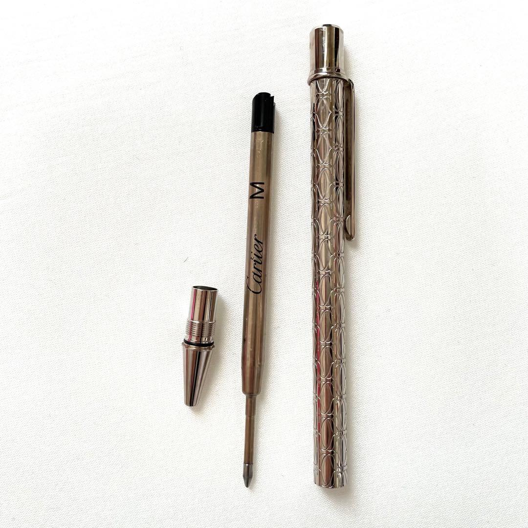 Cartier ボールペン サントスCドゥ　シルバーカラー