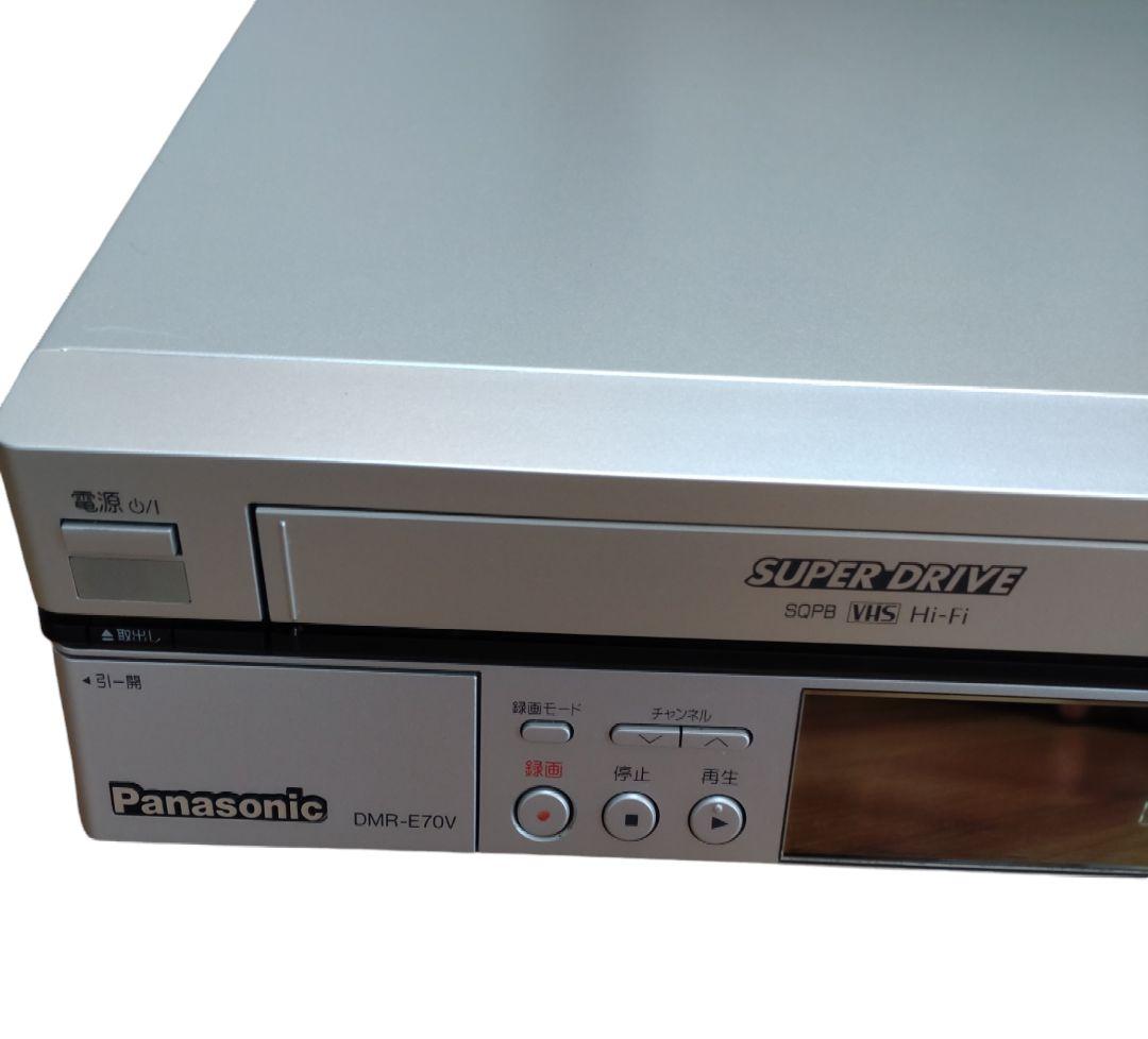Panasonic VHS ビデオ一体型 DVDレコーダーDMR-E70V