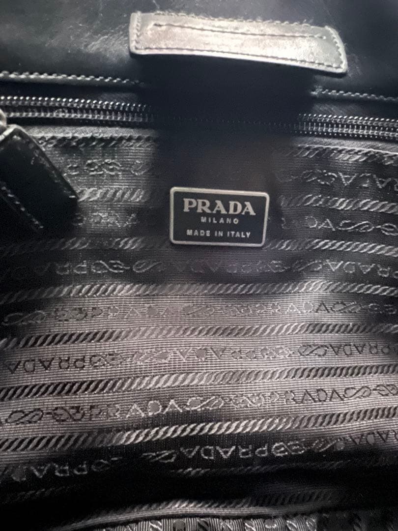 バッグ PRADA archive leather shoulder bag