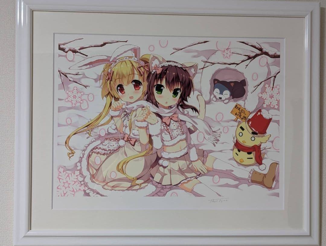 藤真拓哉 版画 【ぷにらぶ SNOW FANTASY 】アールビバン - メルカリ