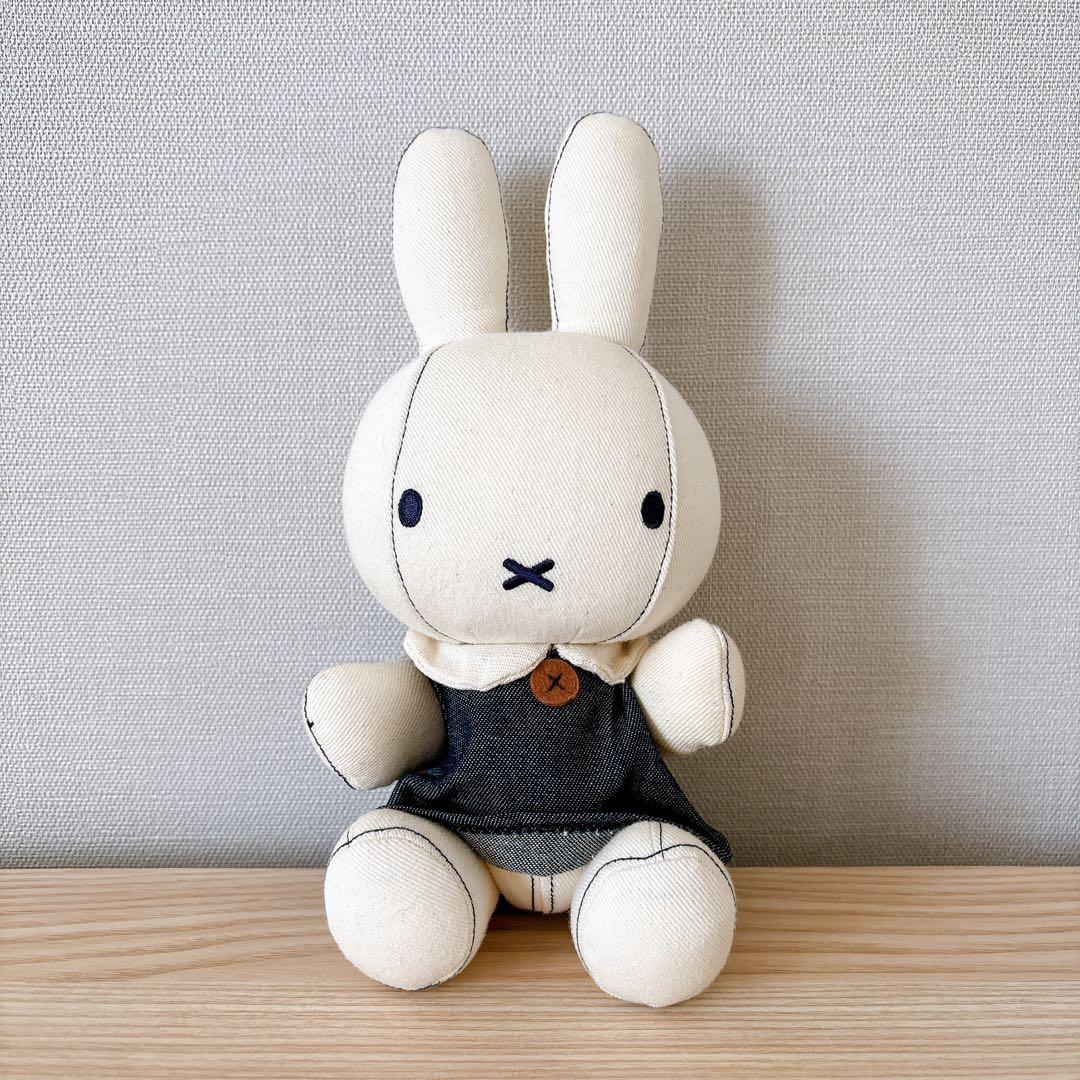 ミッフィー　デニム　ぬいぐるみ