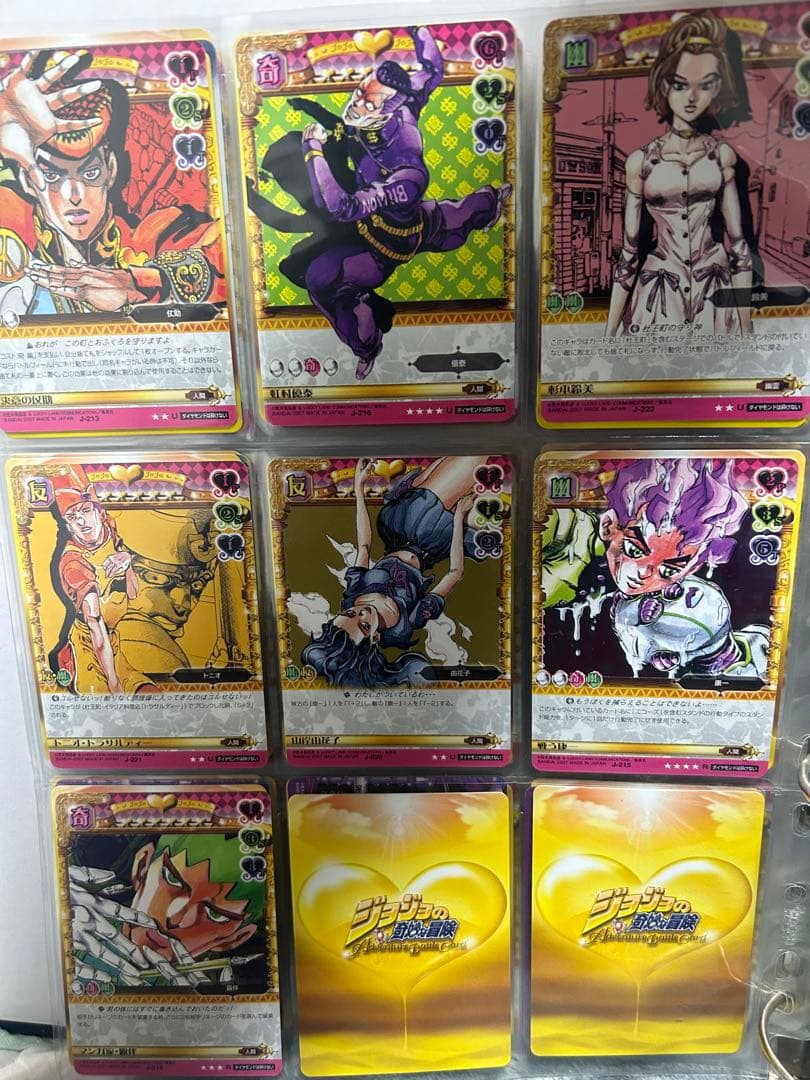 ジョジョの奇妙な冒険　カードABC 83枚セット 被りなし　※バラ売り不可