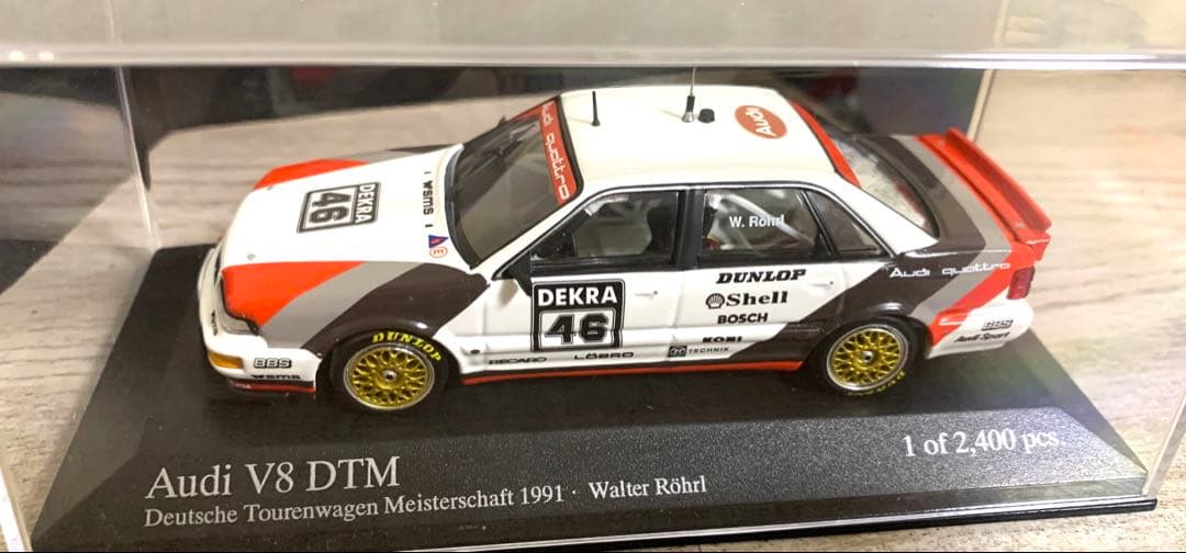 【限定品】ミニチャンプス製 アウディ V8 DTM レーシングカー　1/43