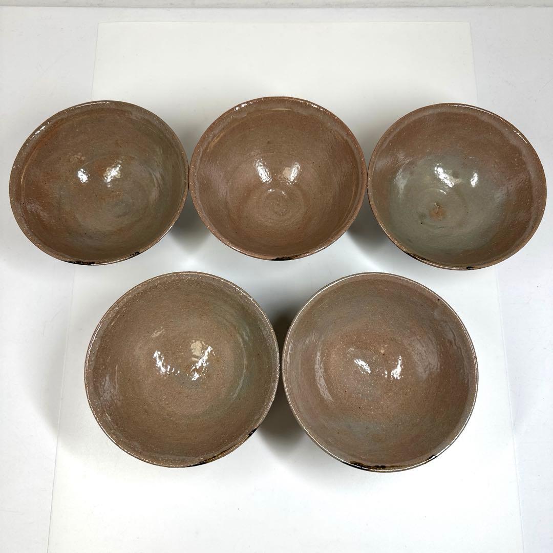 通次阿山　数茶碗10客　共箱　口径約13㎝東Y7-0417☆2Fタルオ