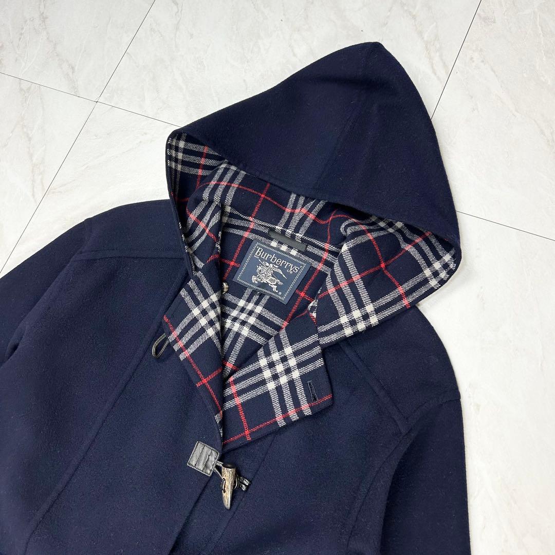 極美品 バーバリー ピーコート カシミア混 ダブルフェイス ダッフル 7