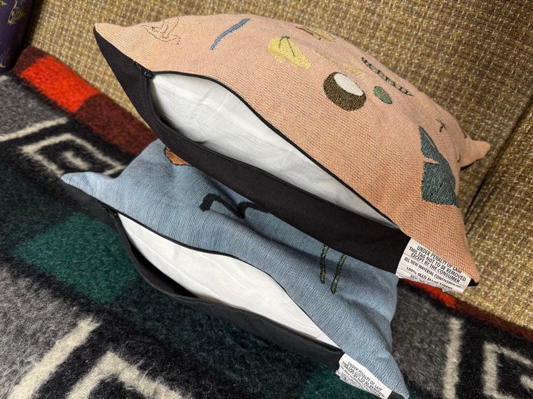 bfgf Pillow 2点セット クッション クッションカバー