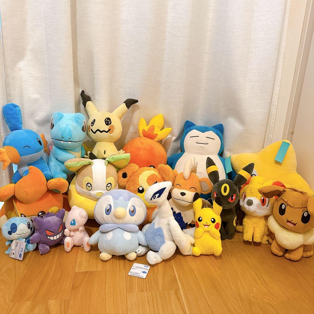 ポケモン ぬいぐるみ 16体 まとめ売り ポケモンぬいぐるみまとめ売り 16体
