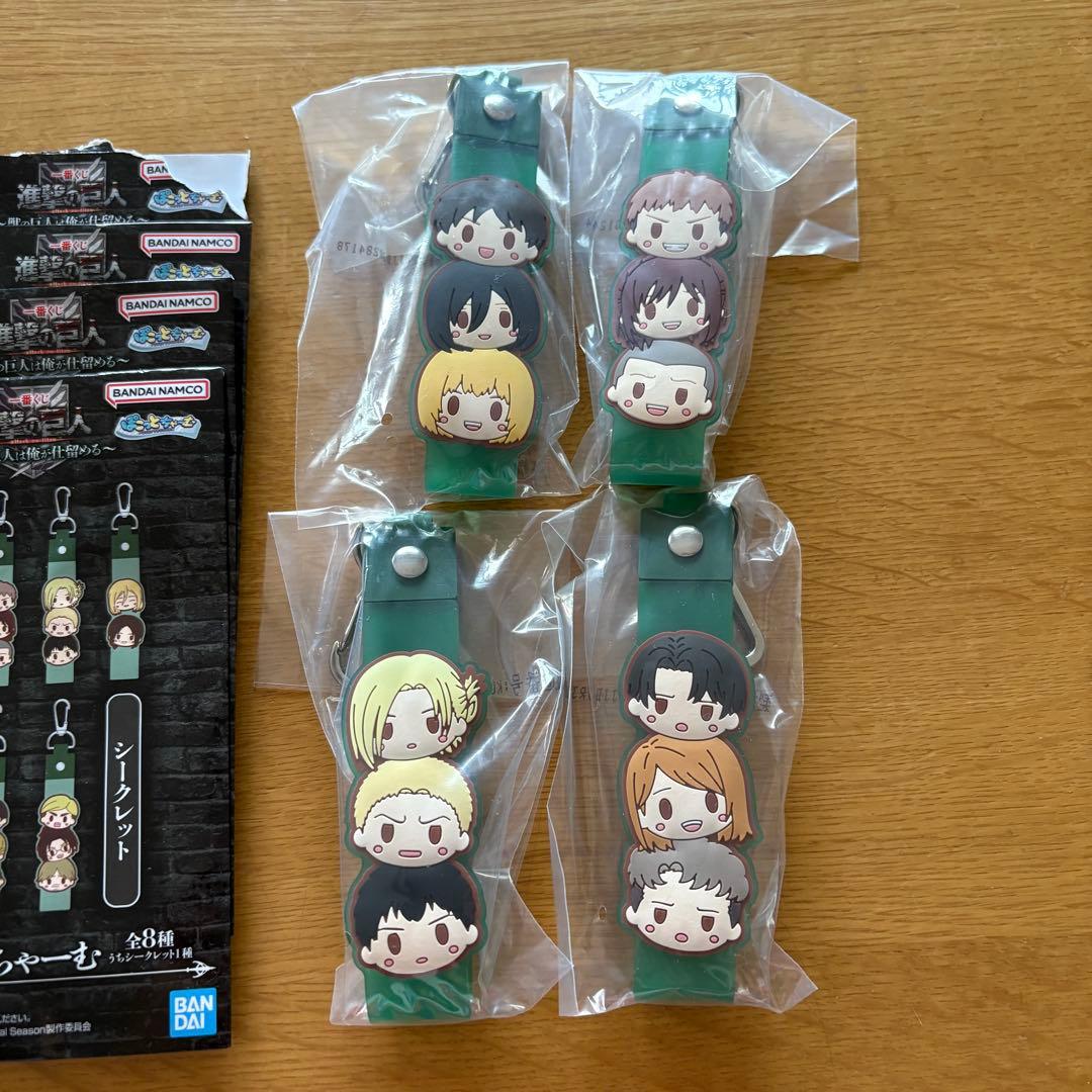 一番くじ 進撃の巨人 A賞 B賞 ラストワン賞 フィギュア3点