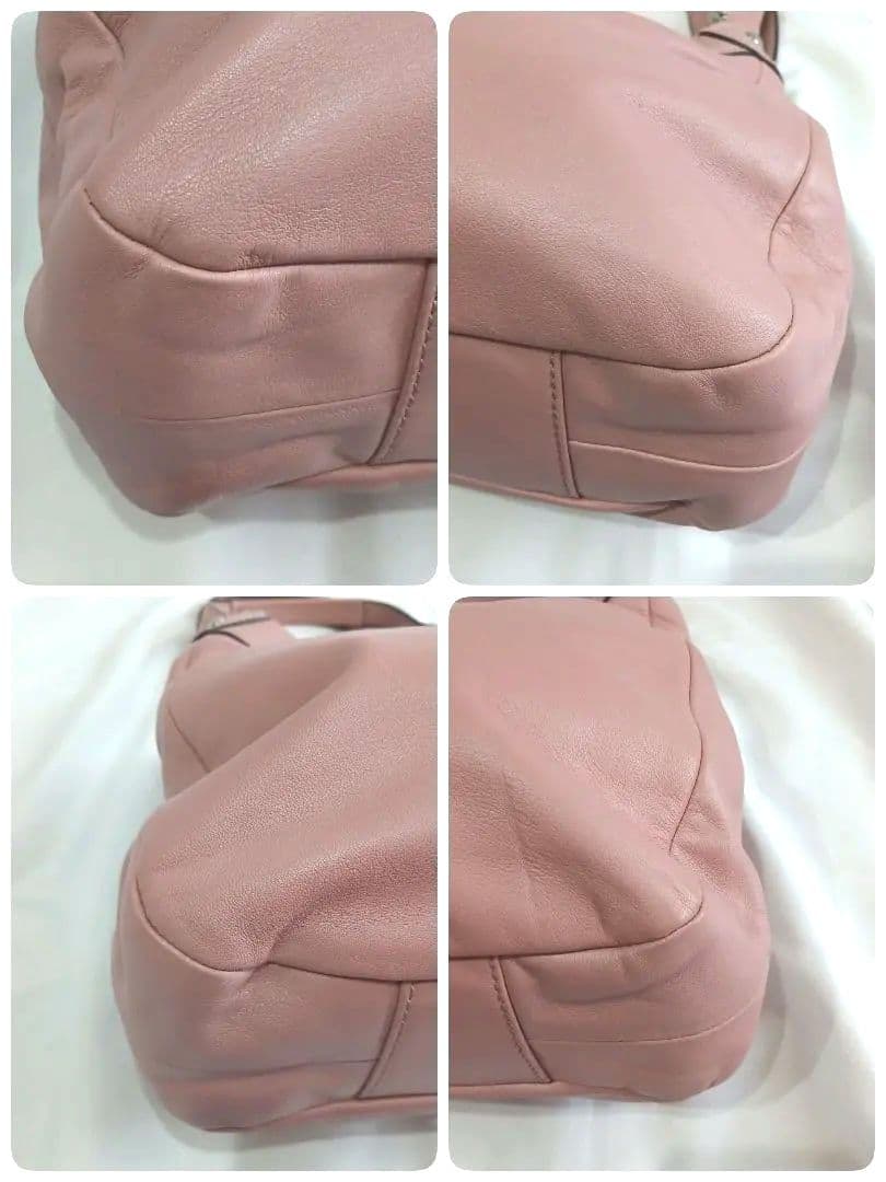 希少　コーチ　ハンド　ショルダーバッグ　ソーホー　レザー　ホーボーピンクy2k