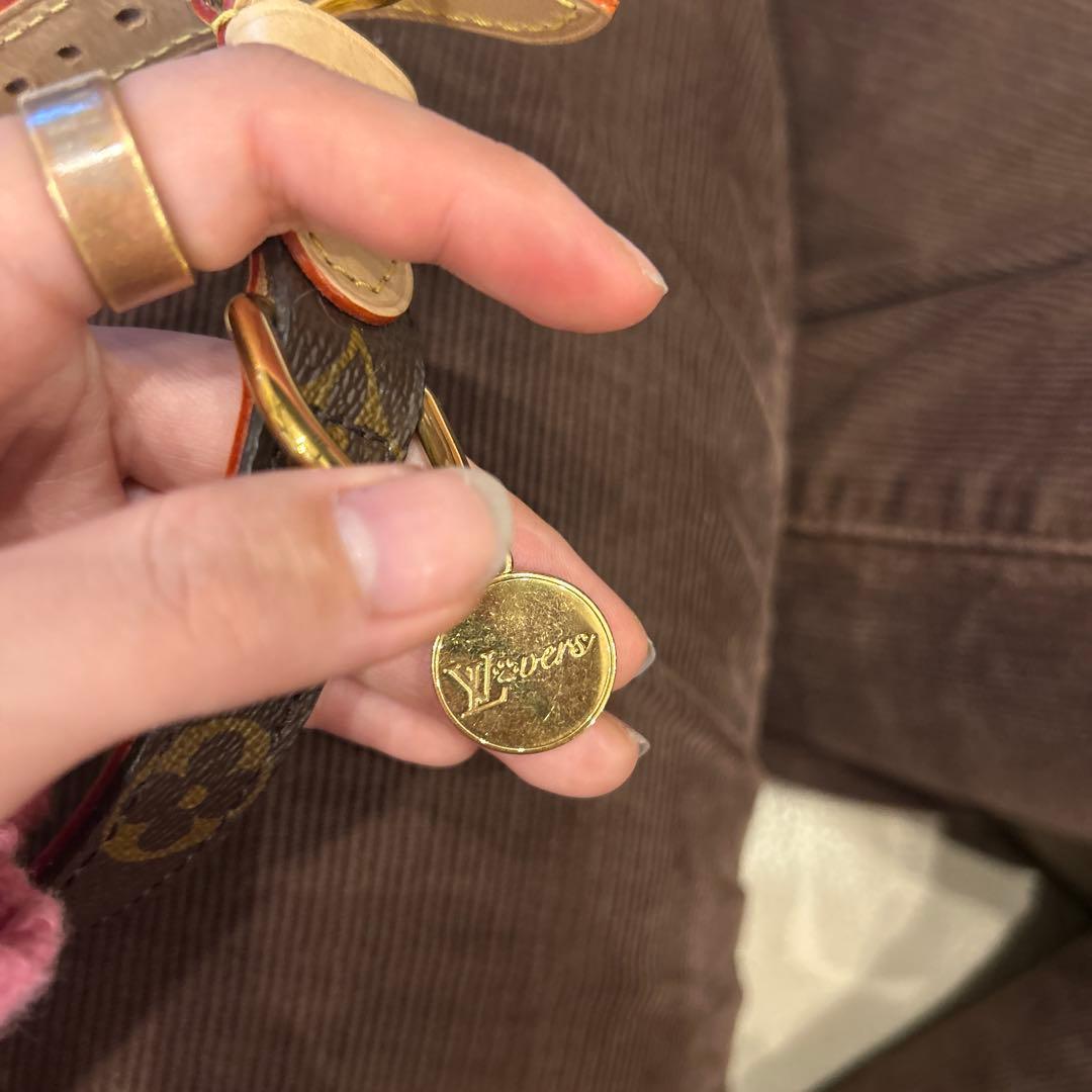 Louis Vuitton レザー首輪 ドックカラーMM LV × TM ドッグ カラー MM