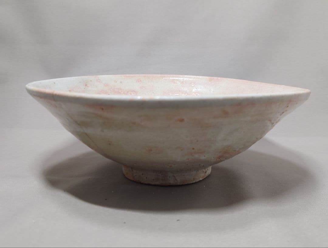 李朝御本手茶碗平茶碗夏茶碗